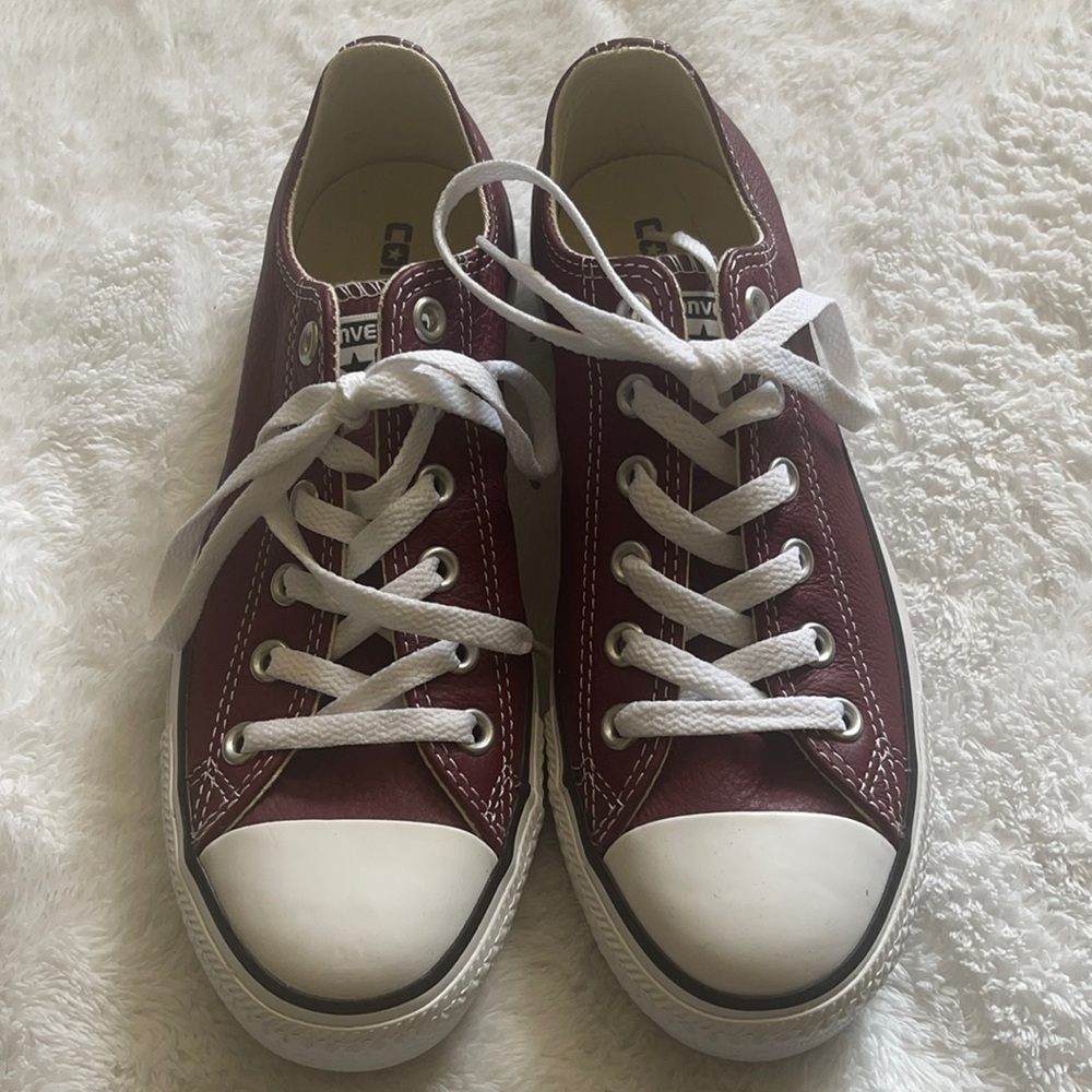 Maroon Converse
